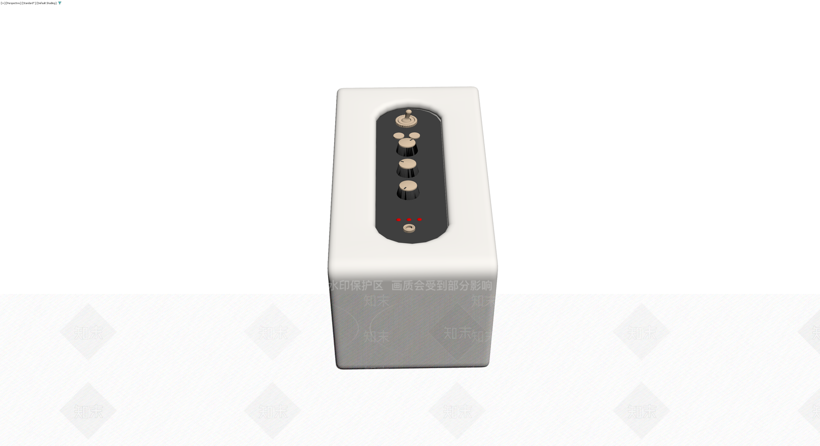 白色Marshall音箱3D模型下载【ID:1230435283】