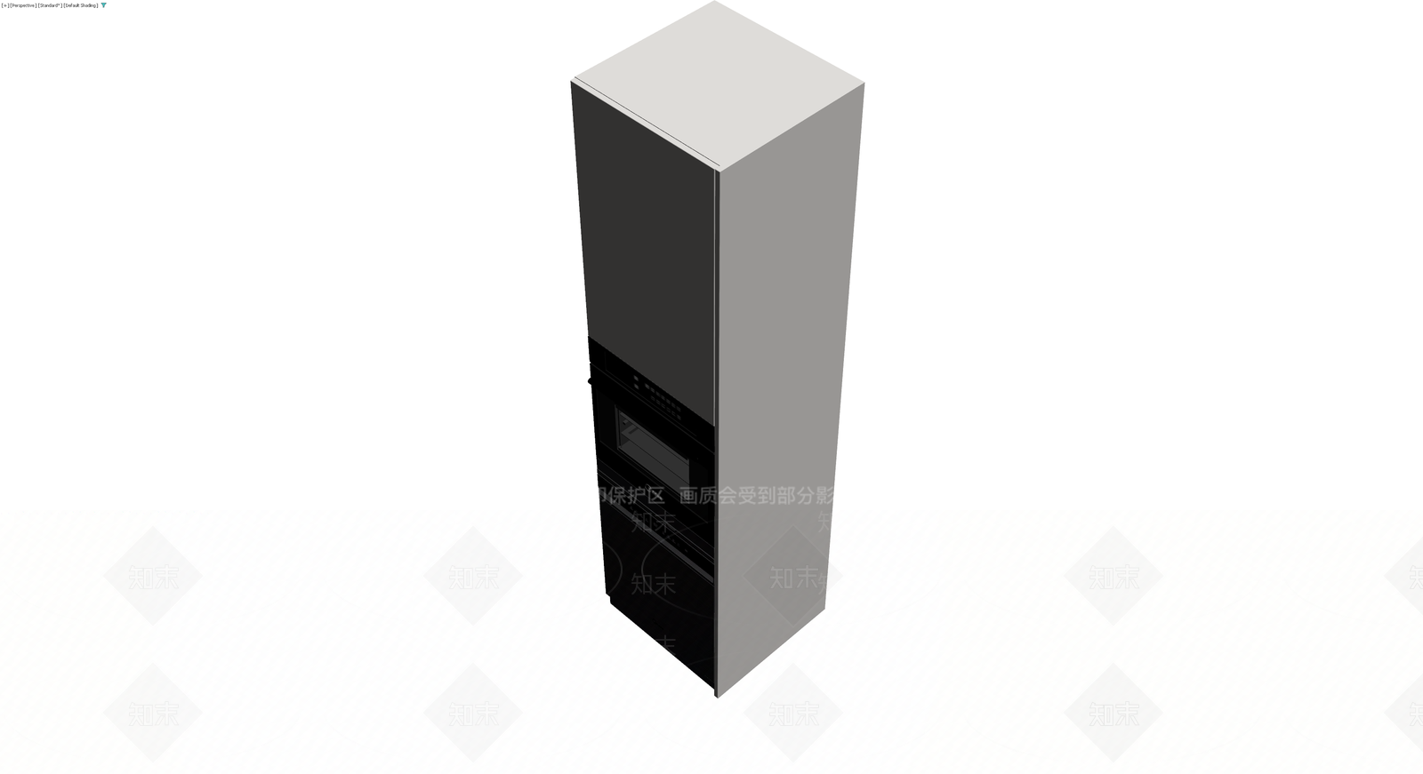 嵌入式烤箱消毒柜组合3D模型下载【ID:1230710778】