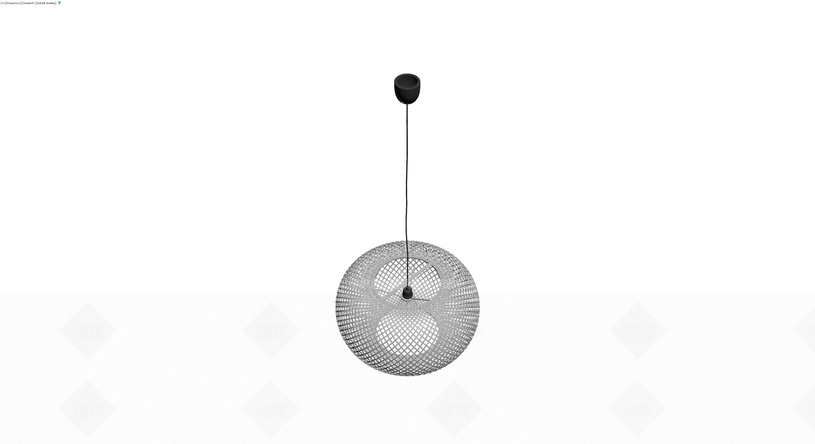 编织纹理球形吊灯3D模型下载【ID:1230599276】