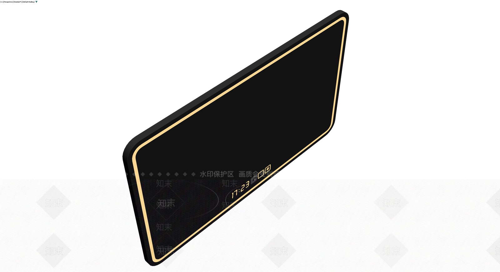黑色智能面板设备3D模型下载【ID:1230613862】