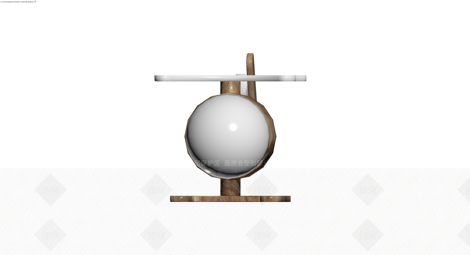 白木配色直升机模型3D模型下载【ID:1230579025】