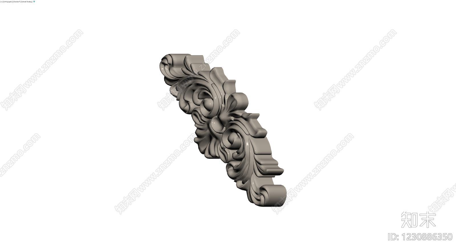 巴洛克风格雕花托架3D模型下载【ID:1230886350】