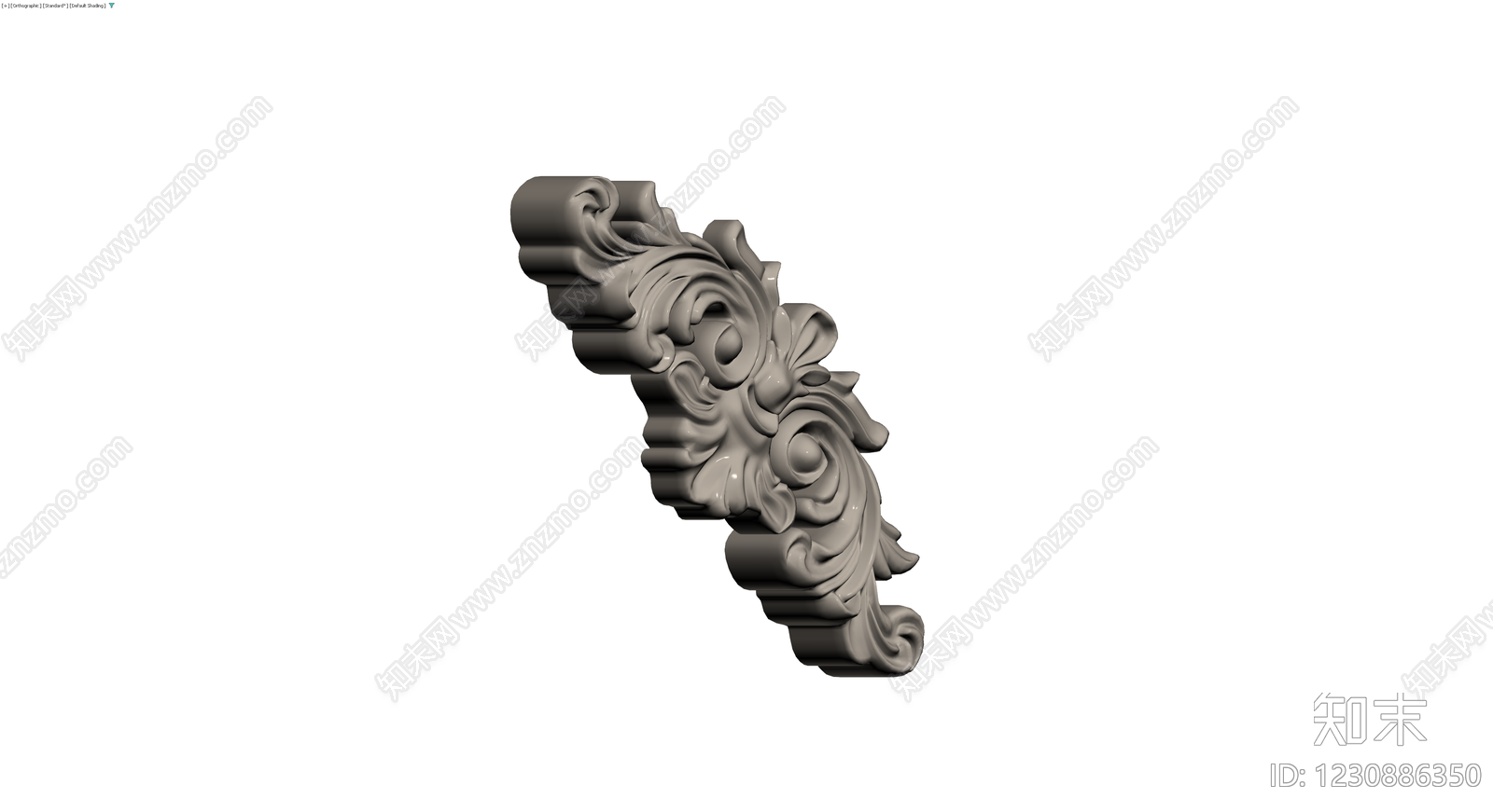 巴洛克风格雕花托架3D模型下载【ID:1230886350】