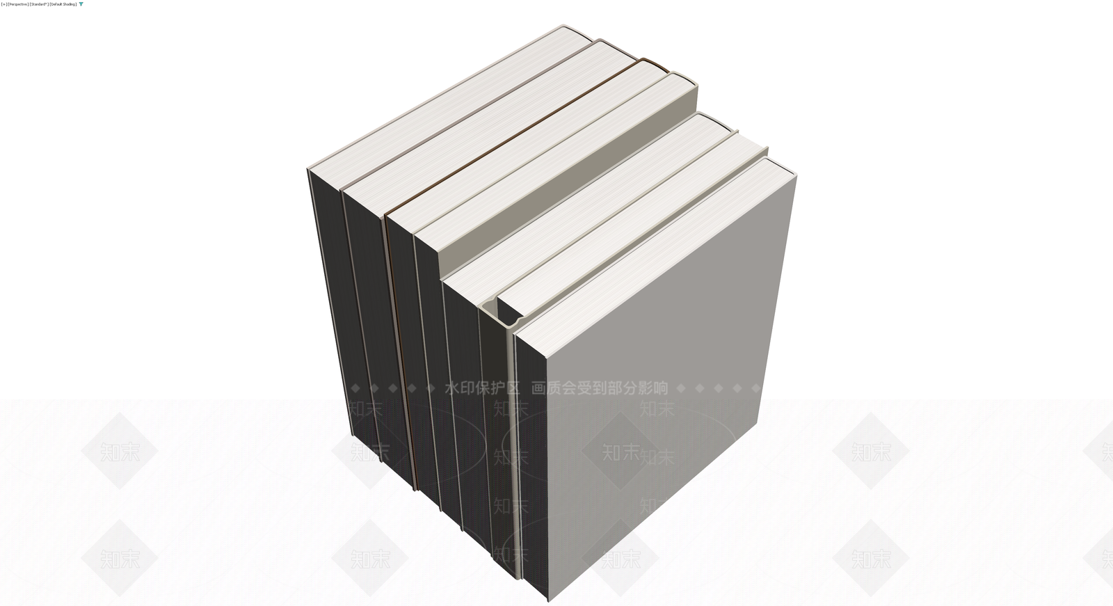 书籍组合模型3D模型下载【ID:1230174669】
