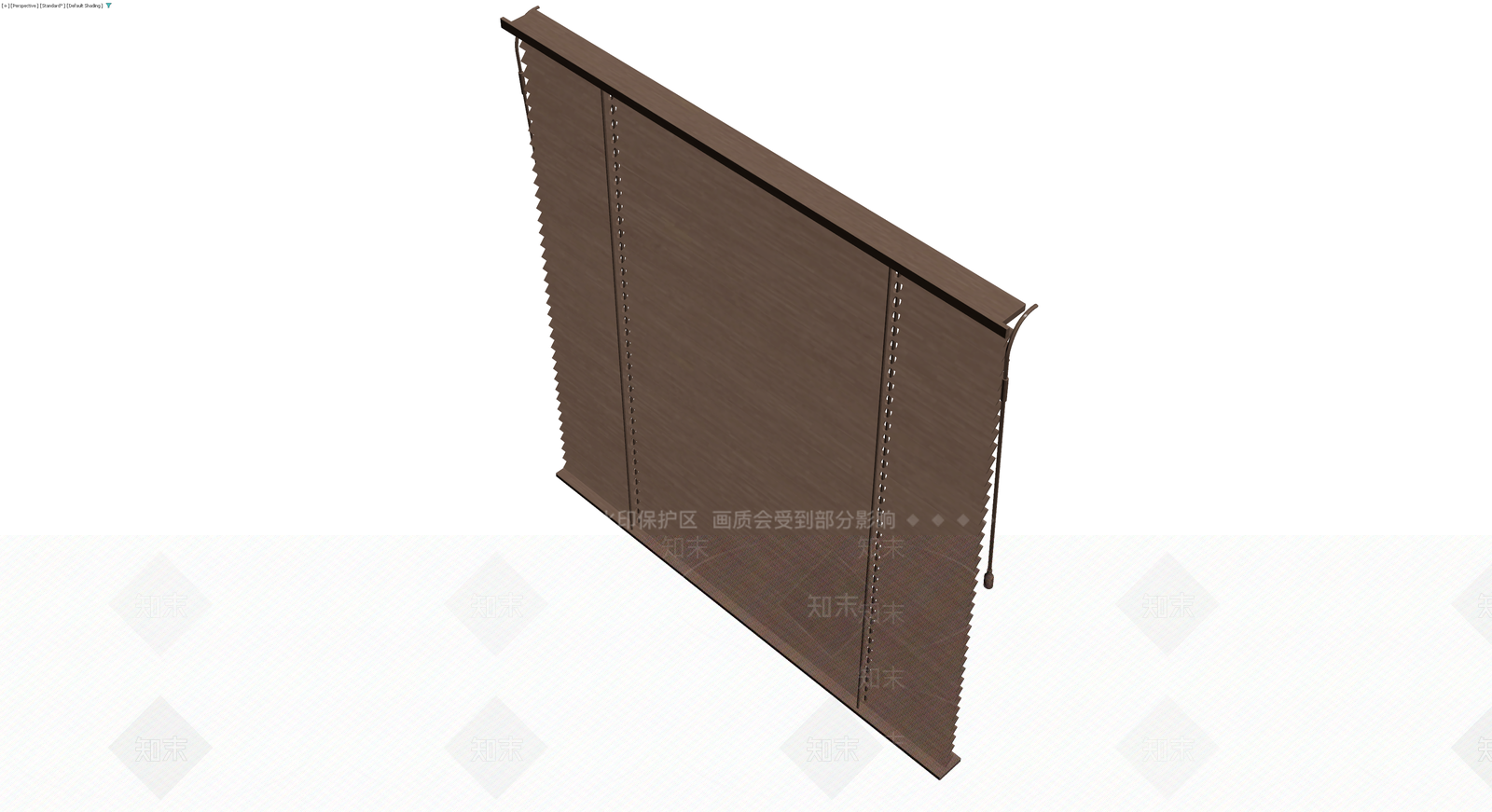 木质百叶窗组件3D模型下载【ID:1230737917】