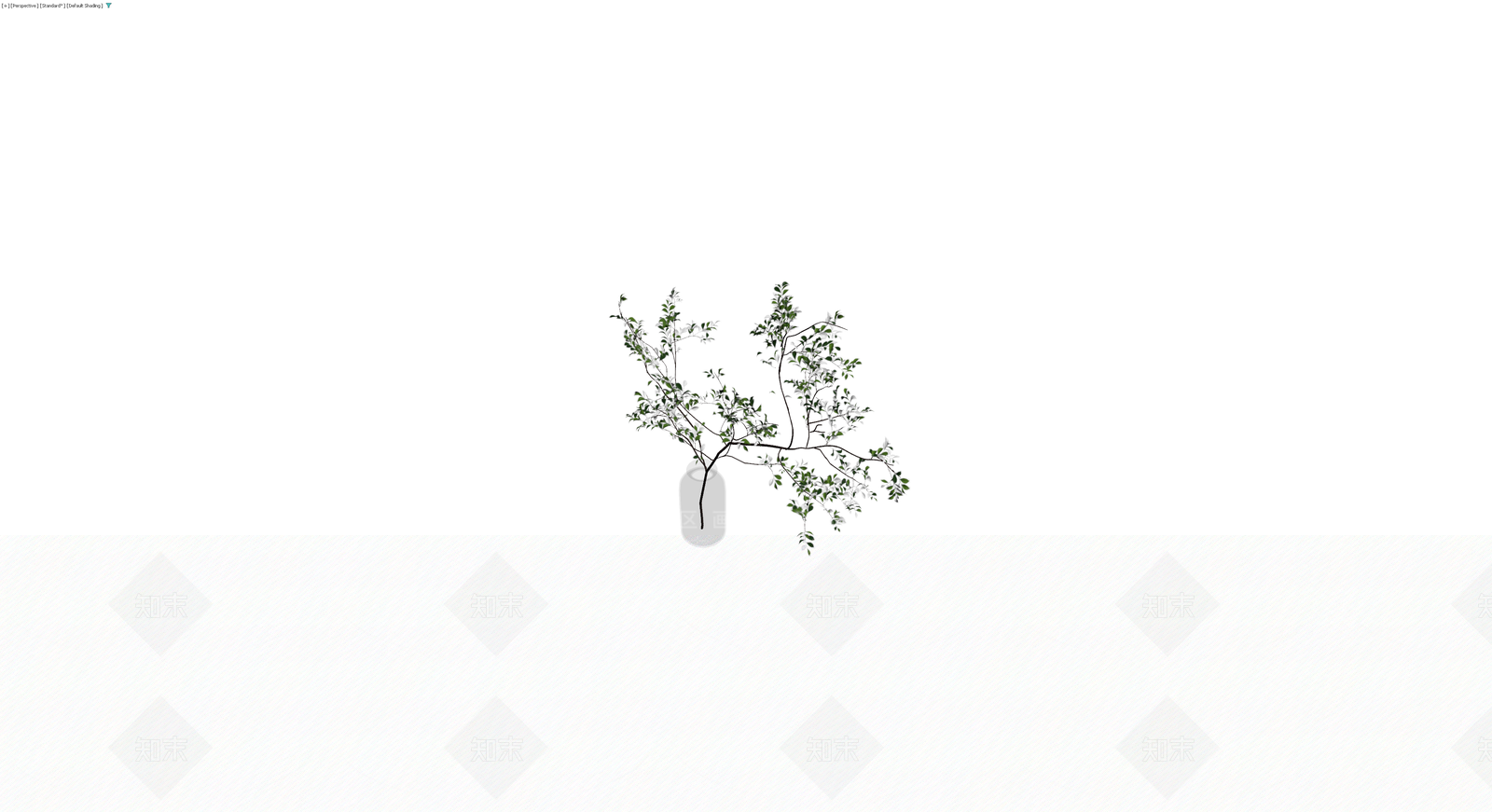 瓶中绿植盆栽3D模型下载【ID:1230668482】