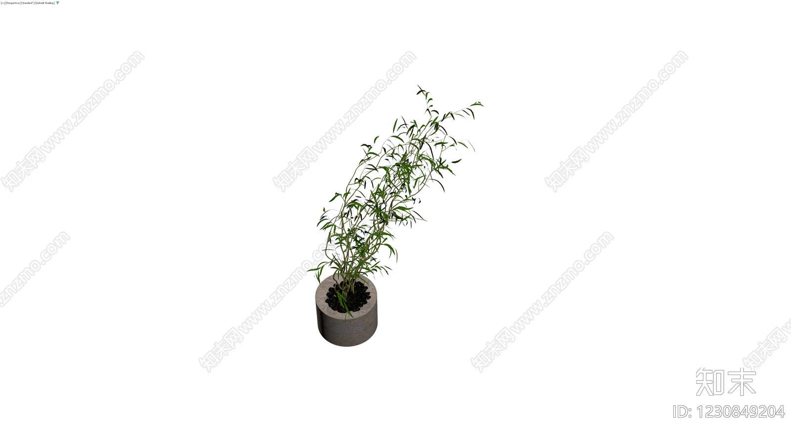 盆栽绿植模型3D模型下载【ID:1230849204】