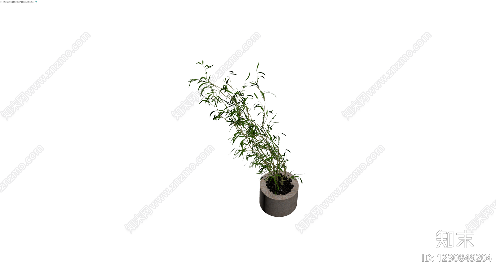 盆栽绿植模型3D模型下载【ID:1230849204】