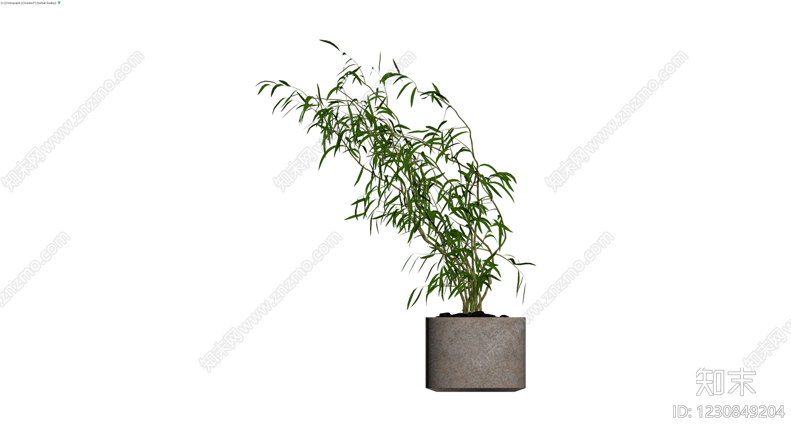 盆栽绿植模型3D模型下载【ID:1230849204】