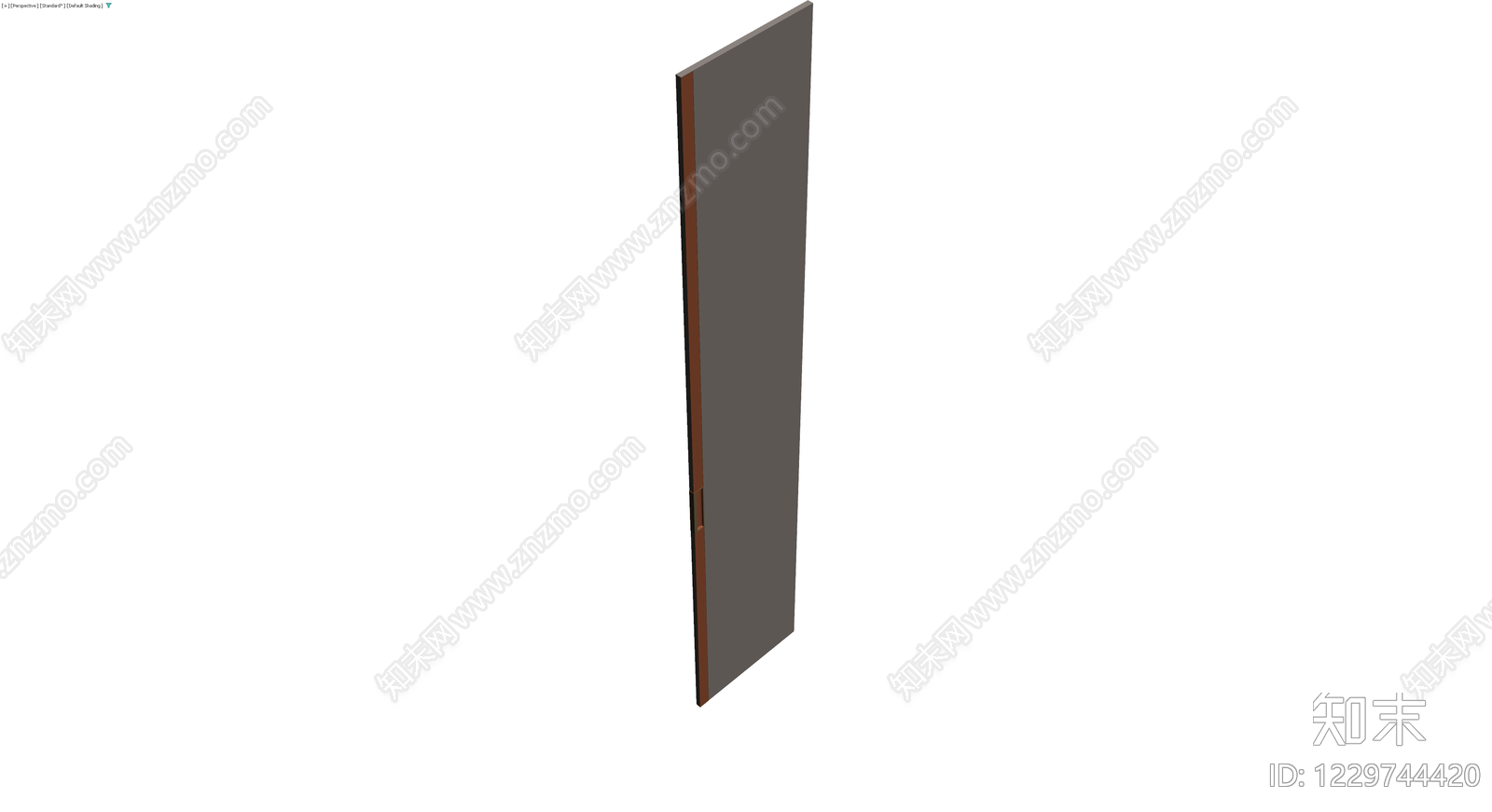 现代极简平板门3D模型下载【ID:1229744420】