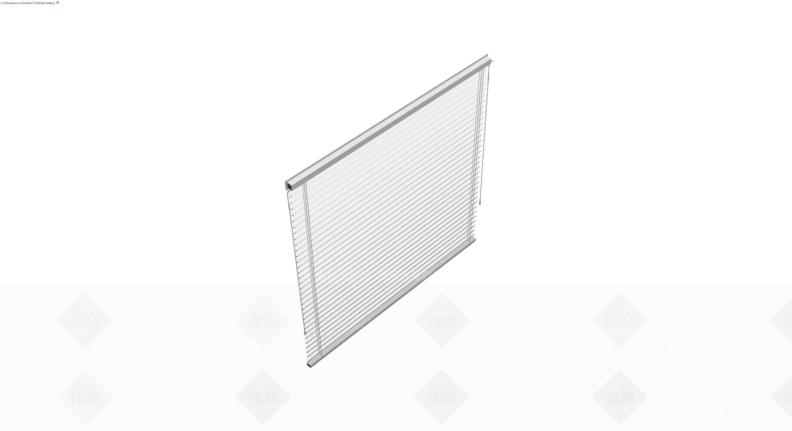 灰色百叶窗模型3D模型下载【ID:1229963390】
