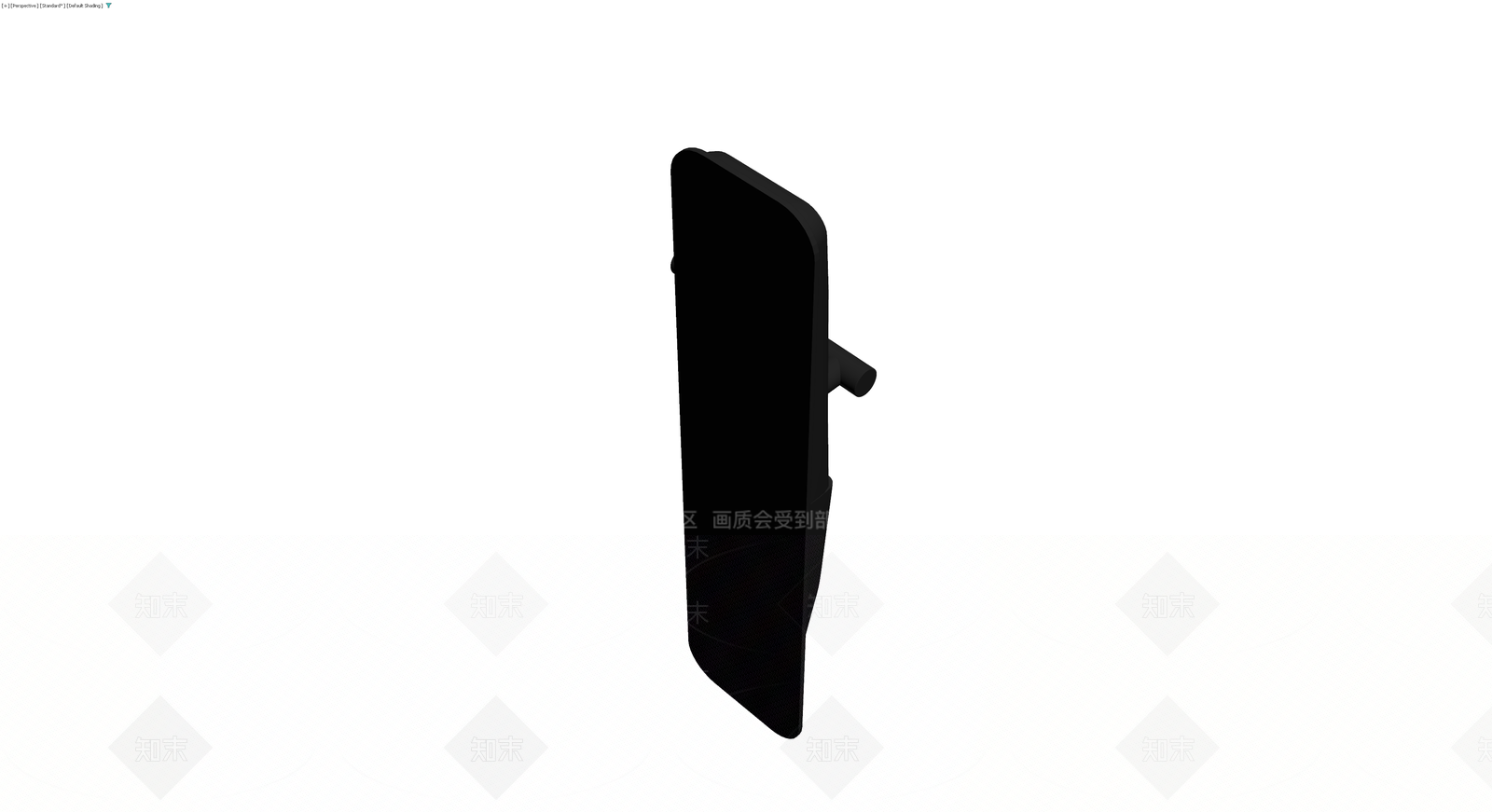 黑色长柄门把手3D模型下载【ID:1230679894】