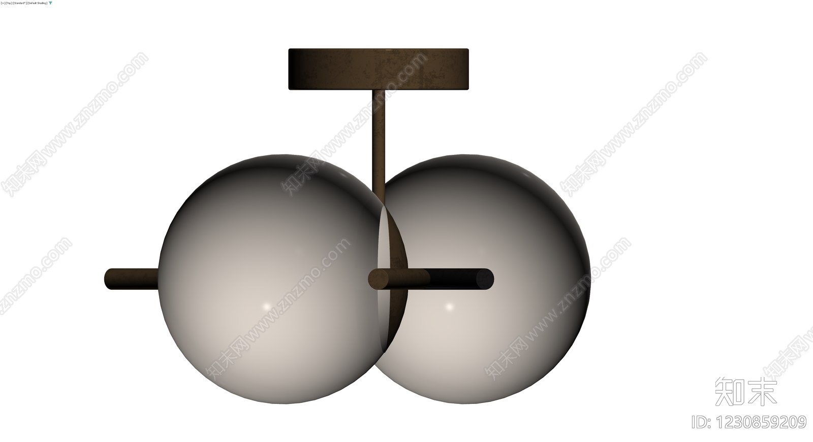 现代双头壁灯模型3D模型下载【ID:1230859209】