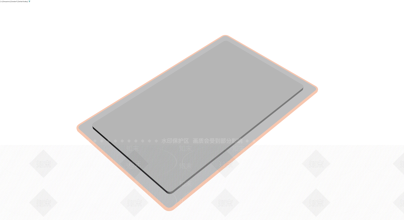 双层矩形托盘3D模型下载【ID:1230378172】