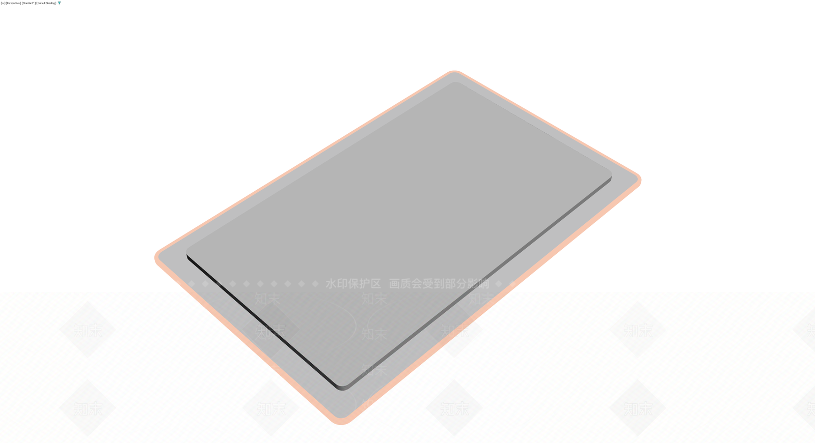 双层矩形托盘3D模型下载【ID:1230378172】