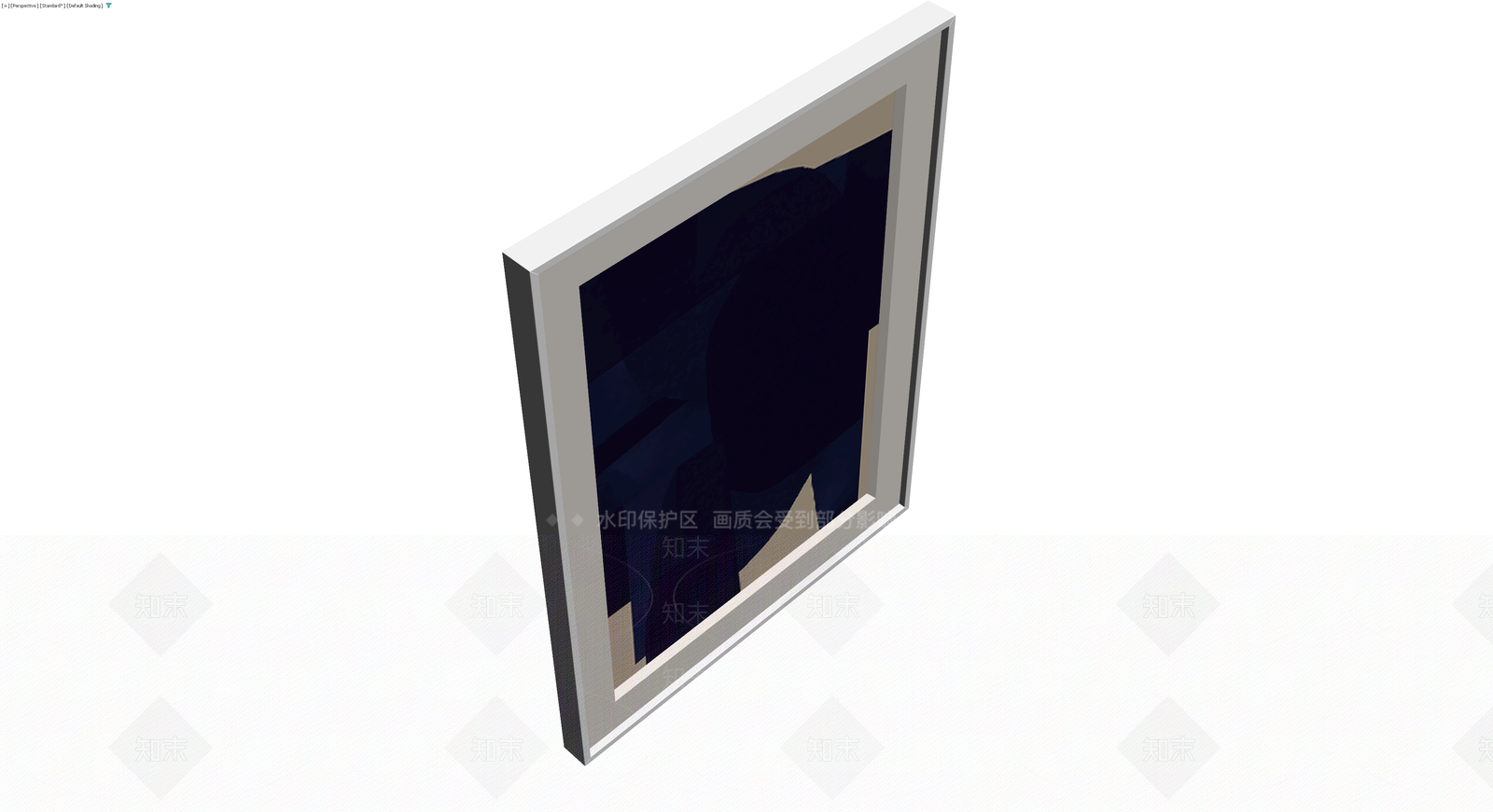 抽象风格挂画装饰3D模型下载【ID:1229601773】