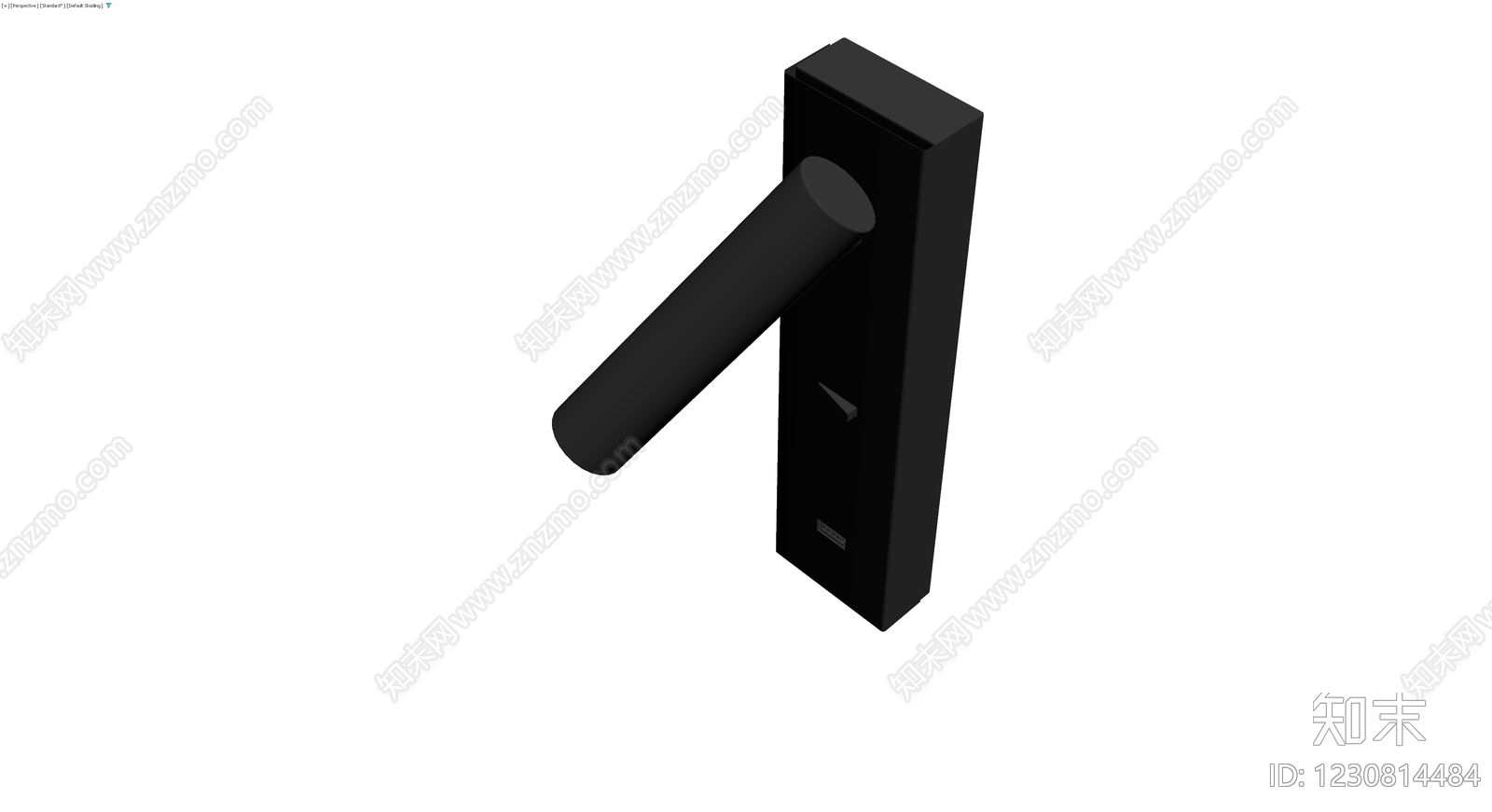 黑色现代壁灯3D模型下载【ID:1230814484】