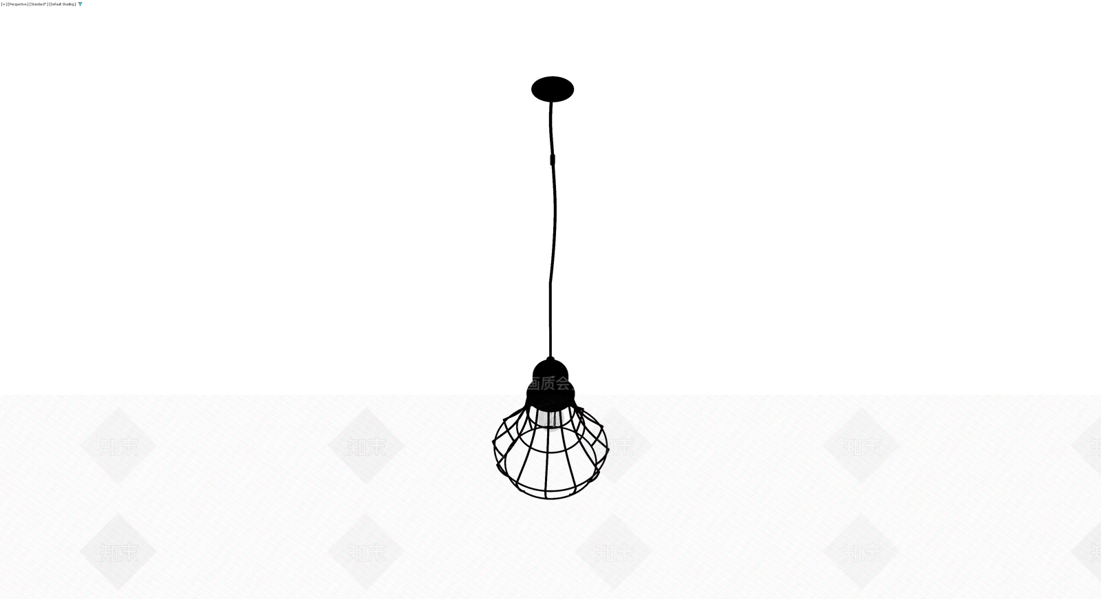 工业风铁艺吊灯3D模型下载【ID:1230735861】