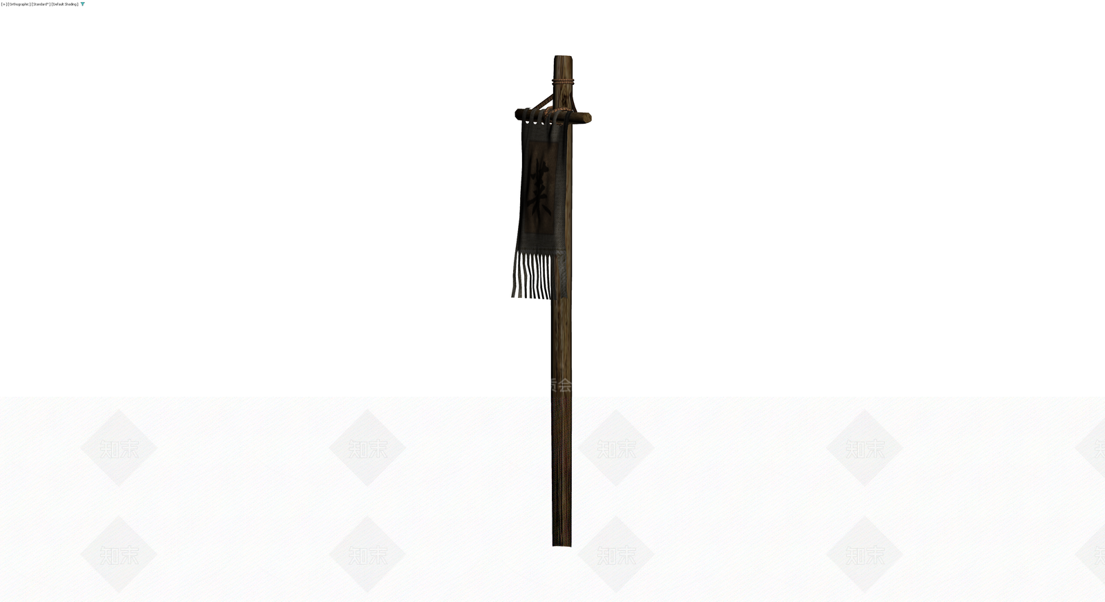 日式布帘招牌3D模型下载【ID:1230363733】