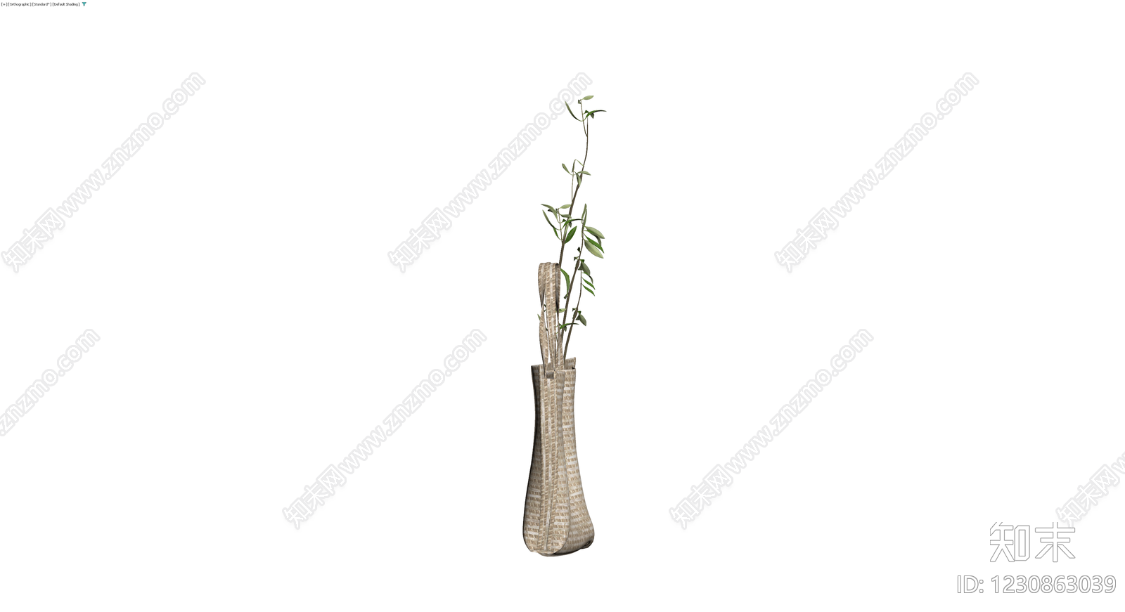 编织纹理手提袋模型3D模型下载【ID:1230863039】