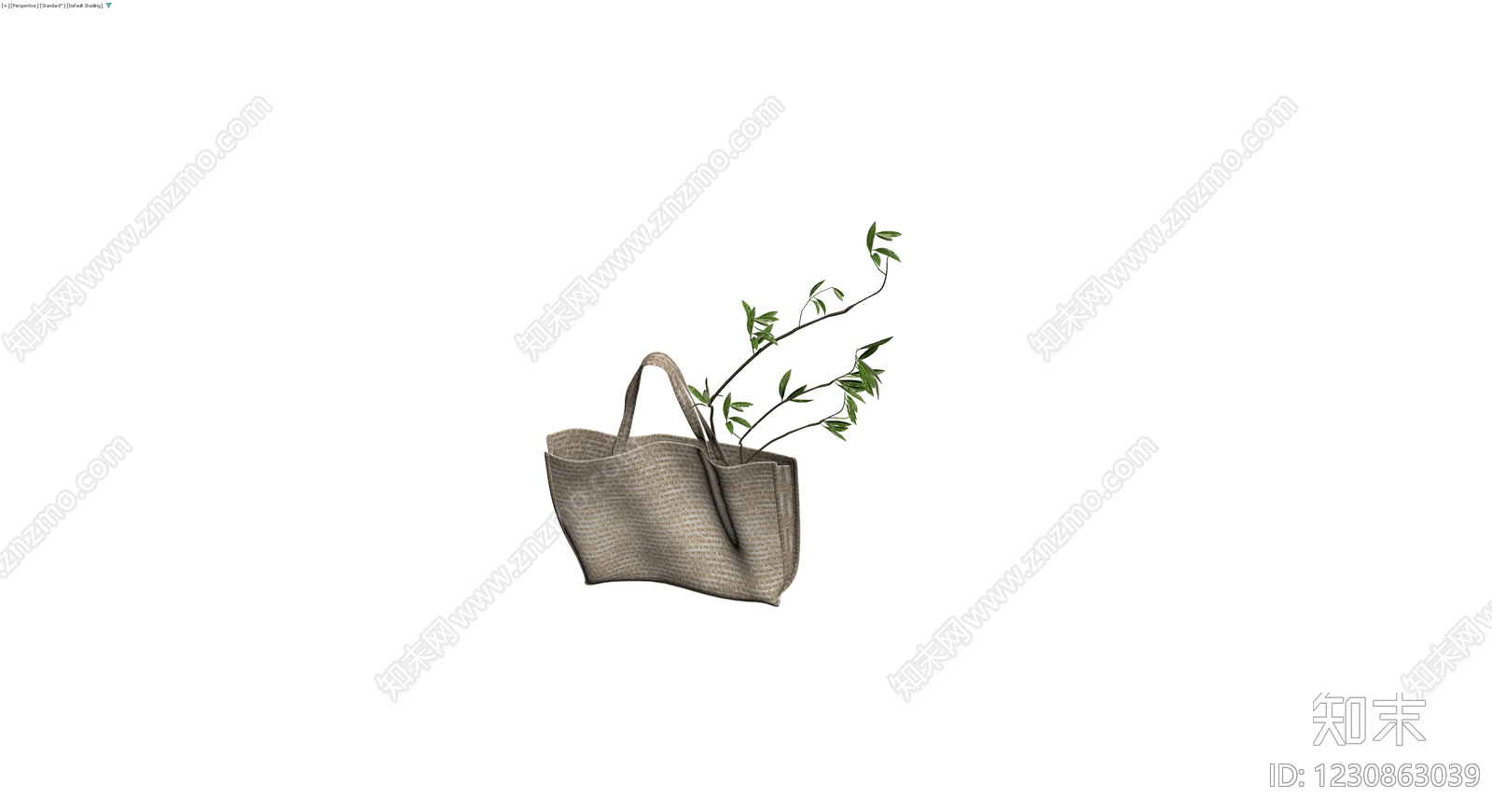 编织纹理手提袋模型3D模型下载【ID:1230863039】