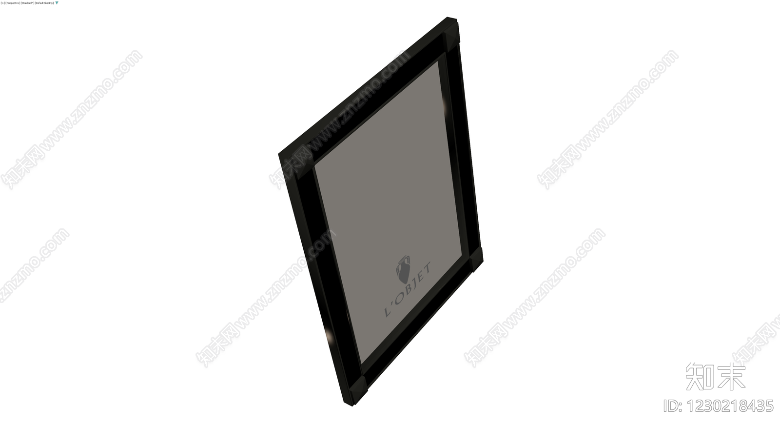 L'Objet黑色相框3D模型下载【ID:1230218435】