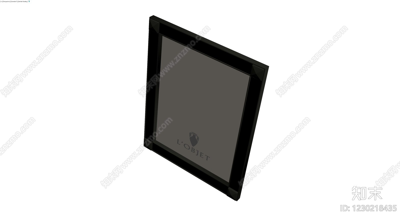 L'Objet黑色相框3D模型下载【ID:1230218435】
