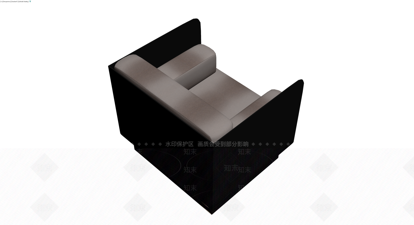 现代简约单人沙发3D模型下载【ID:1230586336】