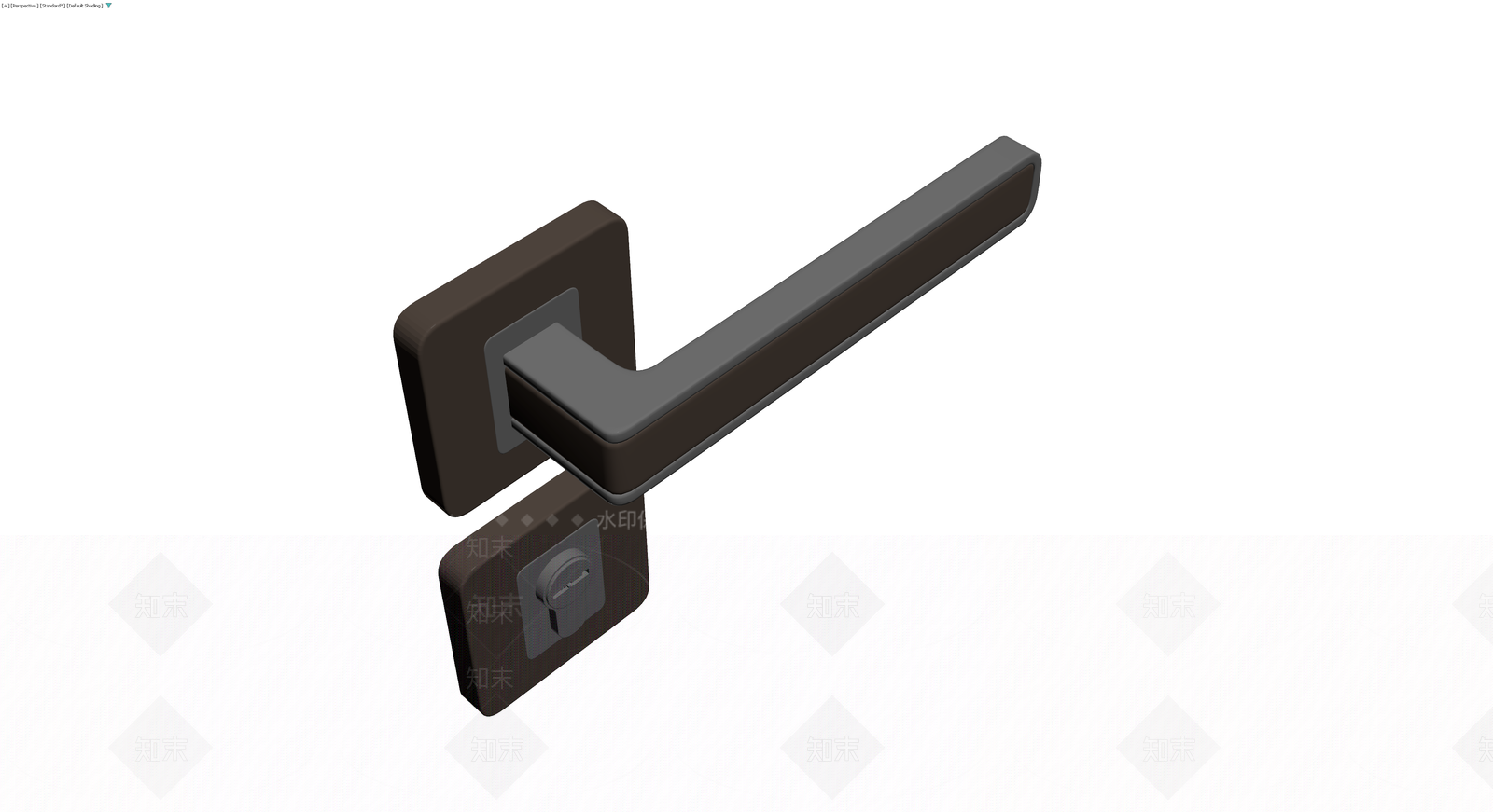 现代风格门把手组件3D模型下载【ID:1229950838】