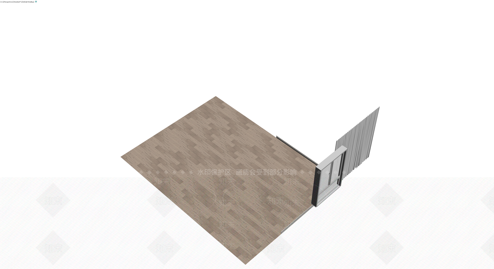 木地板与窗墙组合模块3D模型下载【ID:1230577486】