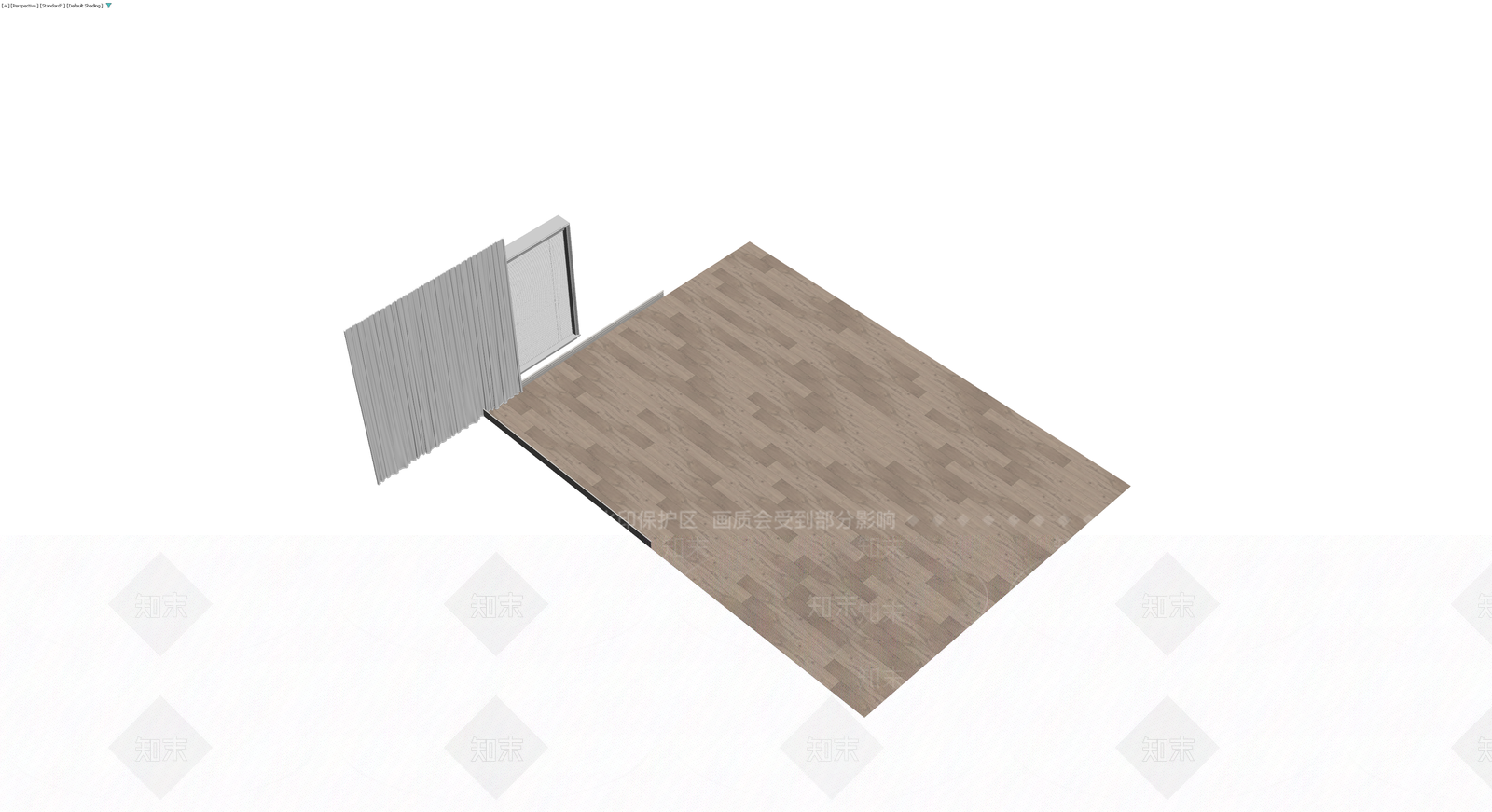 木地板与窗墙组合模块3D模型下载【ID:1230577486】