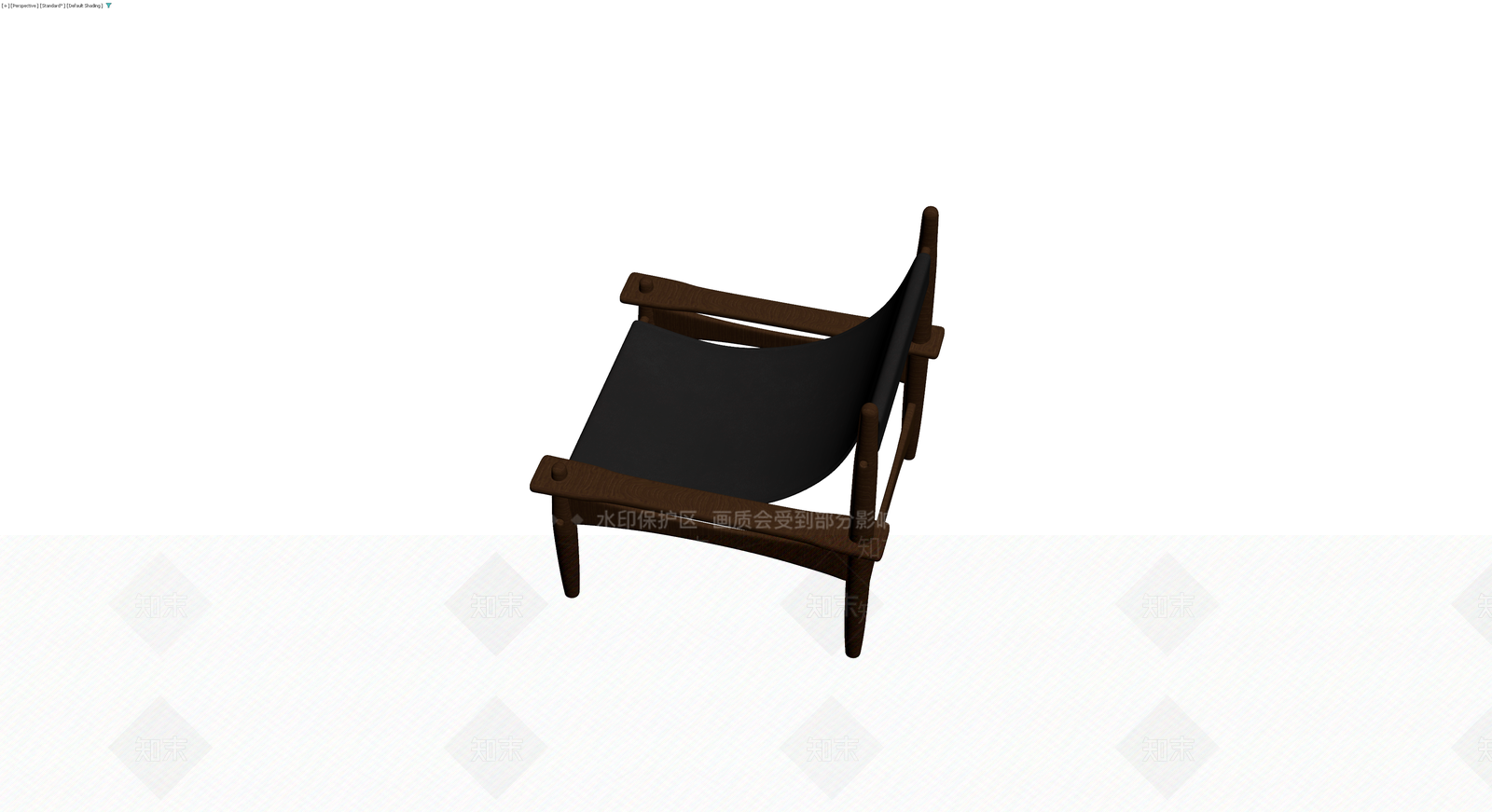 木质皮革休闲椅3D模型下载【ID:1229884249】