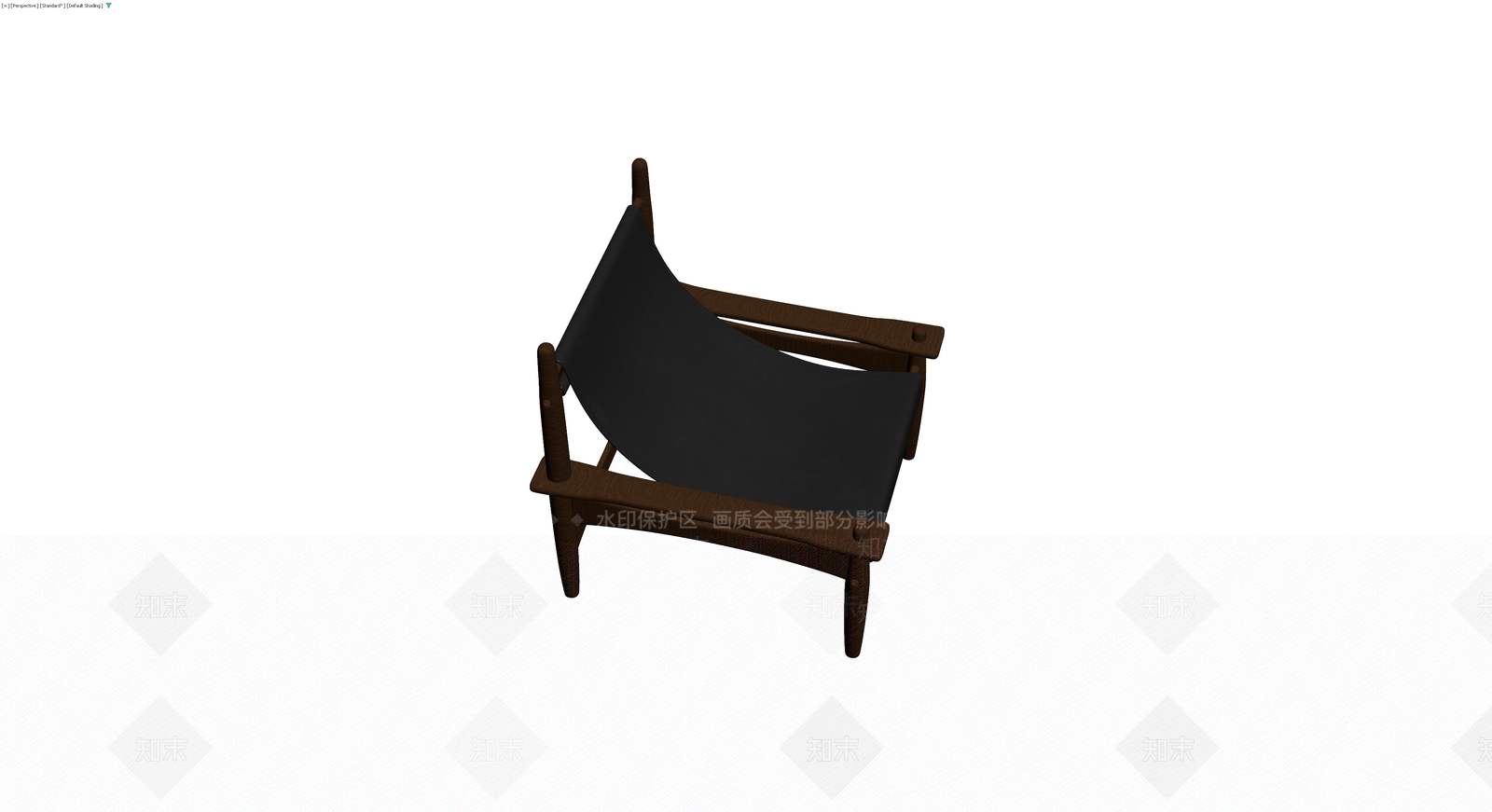 木质皮革休闲椅3D模型下载【ID:1229884249】