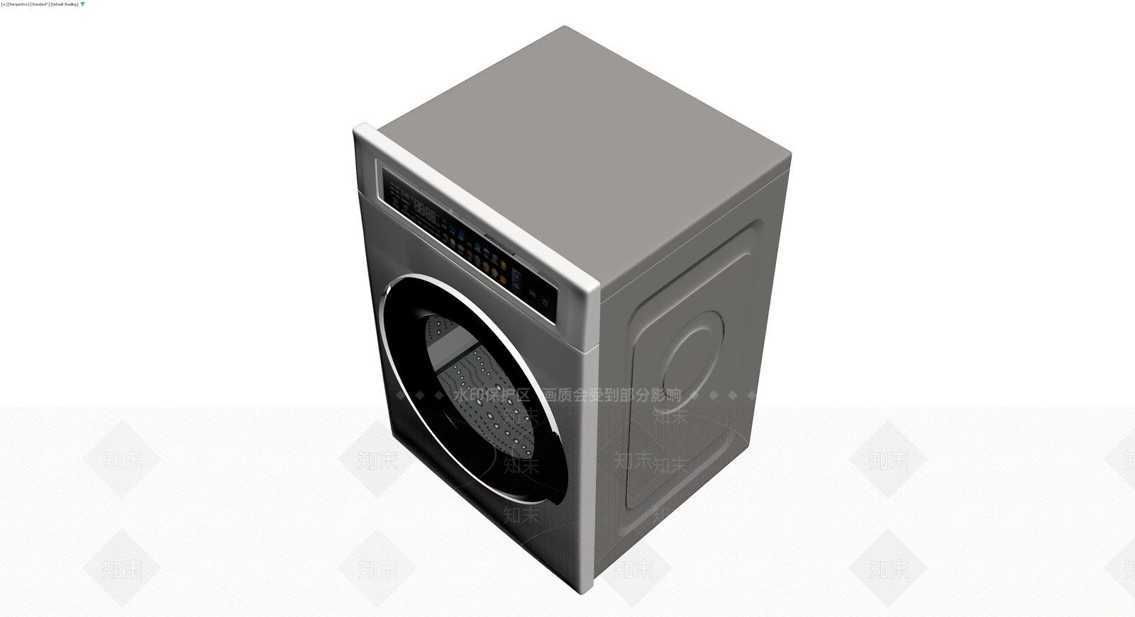 滚筒洗衣机灰模3D模型下载【ID:1229964003】