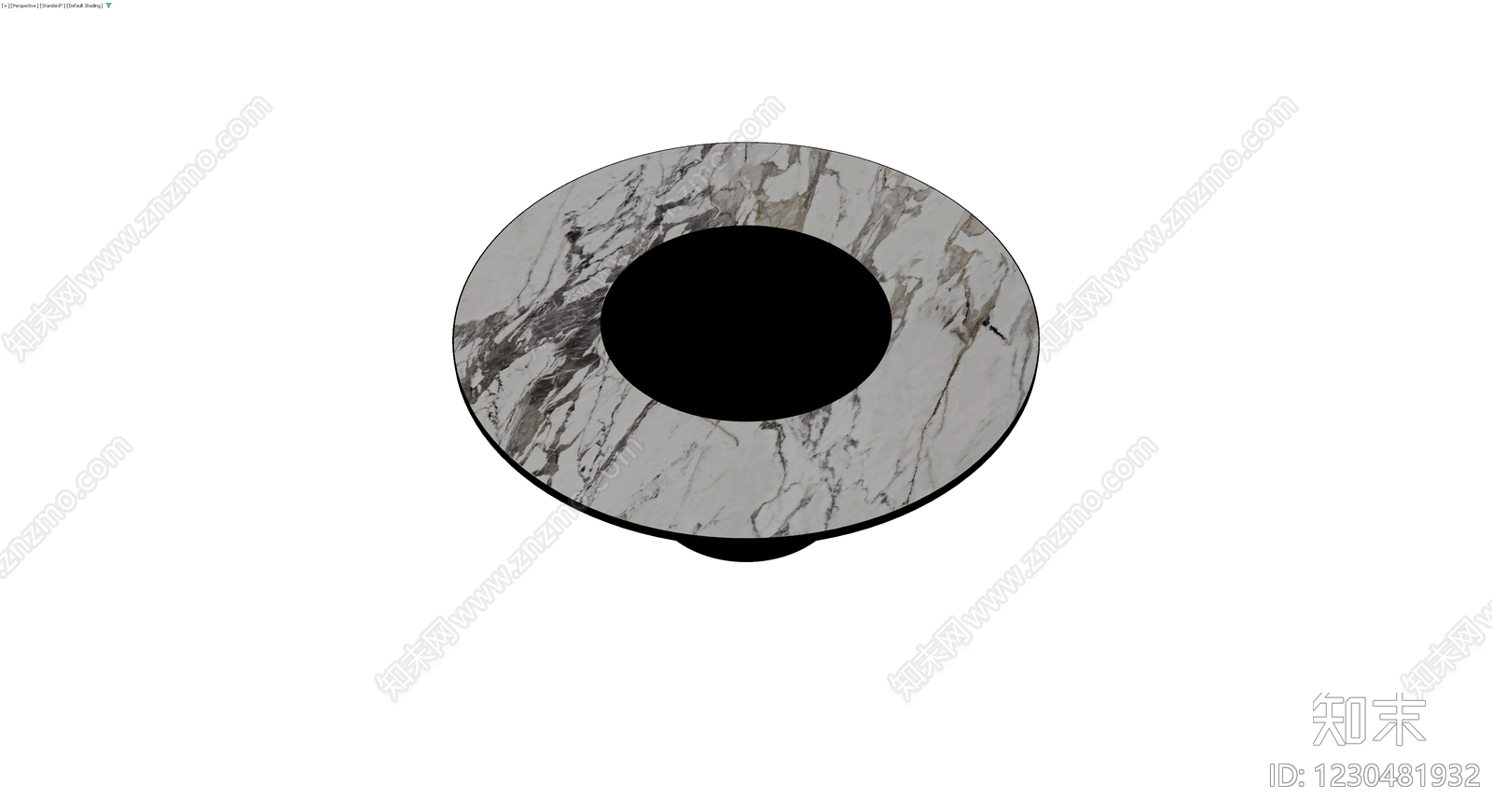 大理石纹理圆形茶几3D模型下载【ID:1230481932】