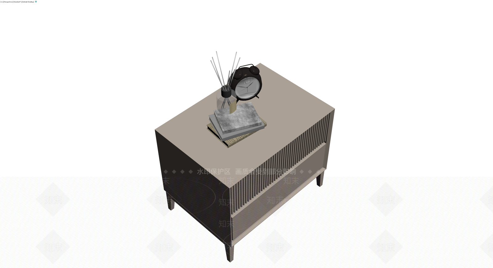 现代风格床头柜组合3D模型下载【ID:1230637060】
