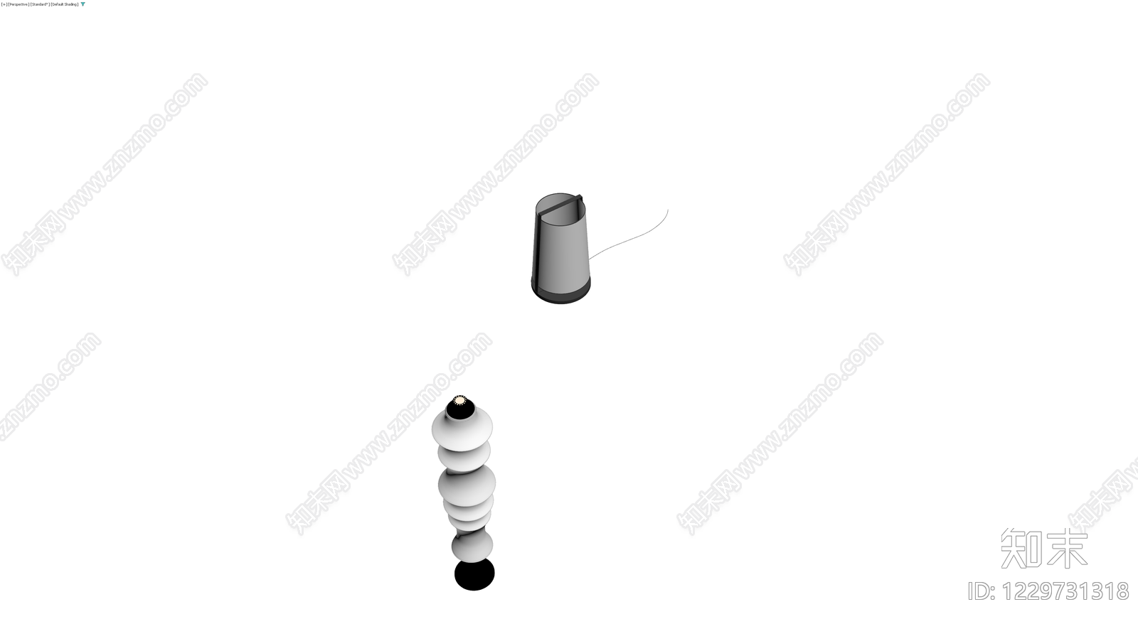 分层落地灯组件3D模型下载【ID:1229731318】