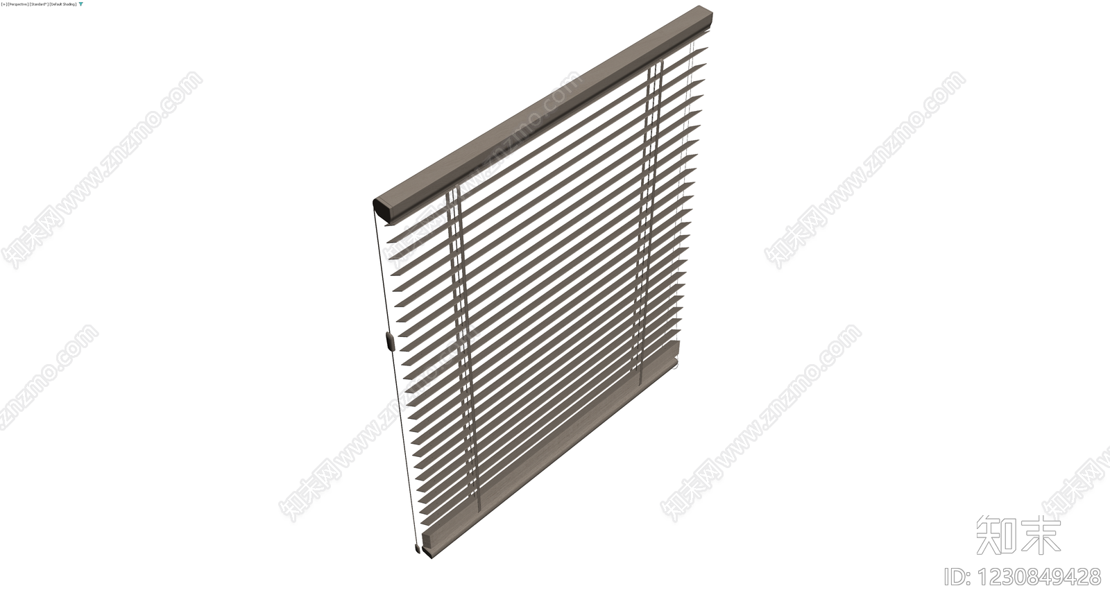 木质百叶窗组件3D模型下载【ID:1230849428】