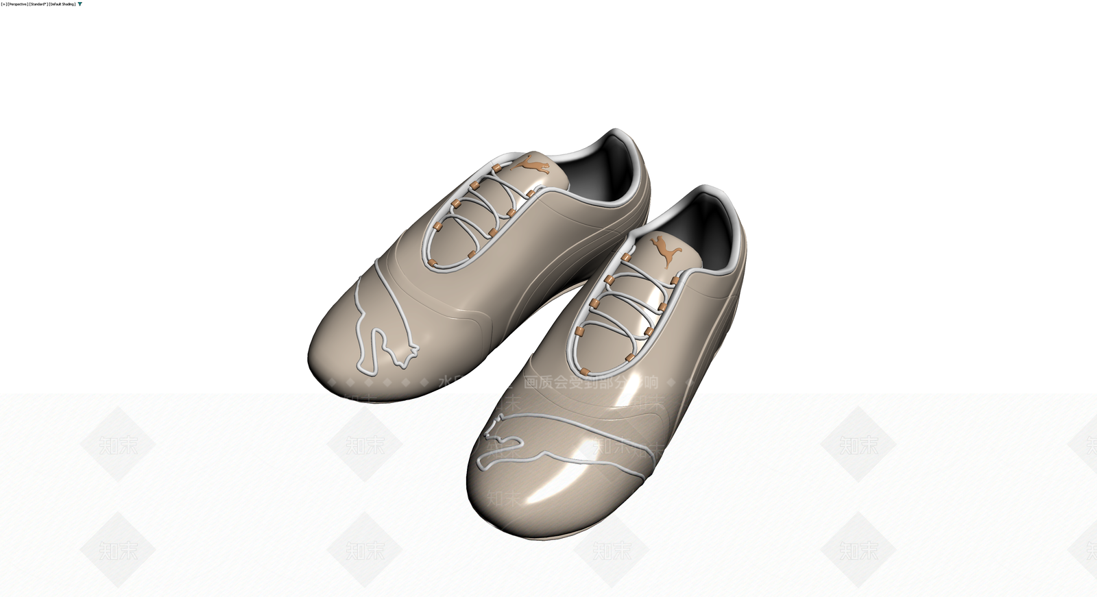 Puma品牌运动鞋灰模3D模型下载【ID:1230153971】
