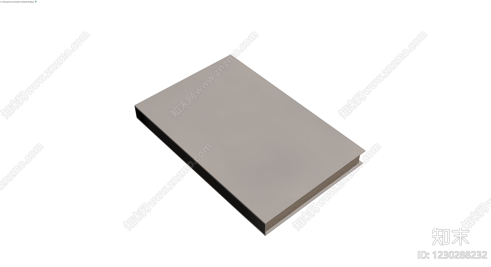 精装书籍模型3D模型下载【ID:1230288232】