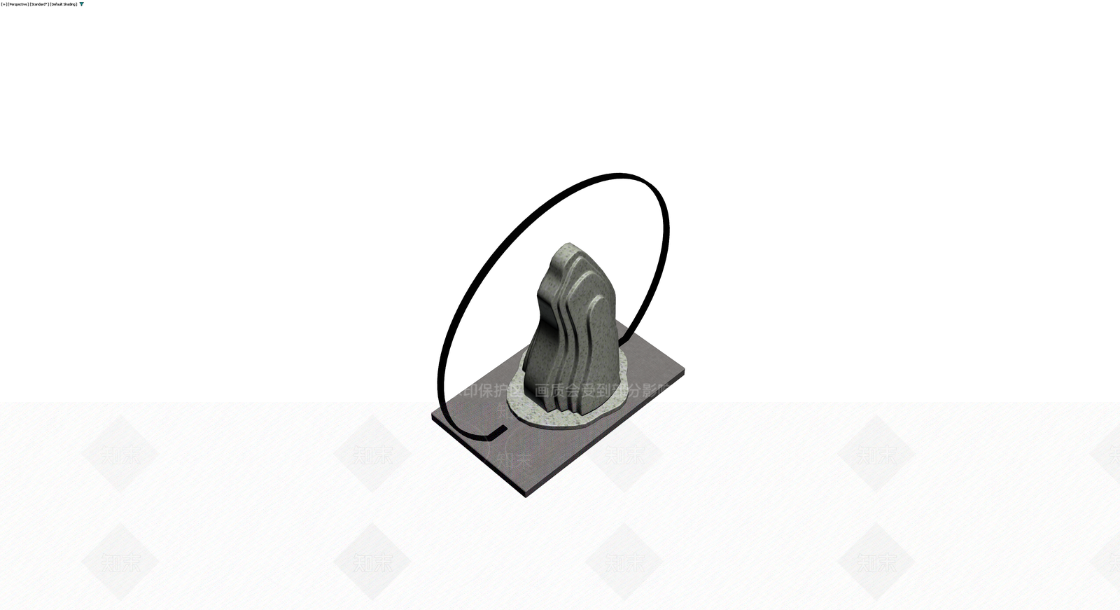 景观石雕塑摆件3D模型下载【ID:1230167370】