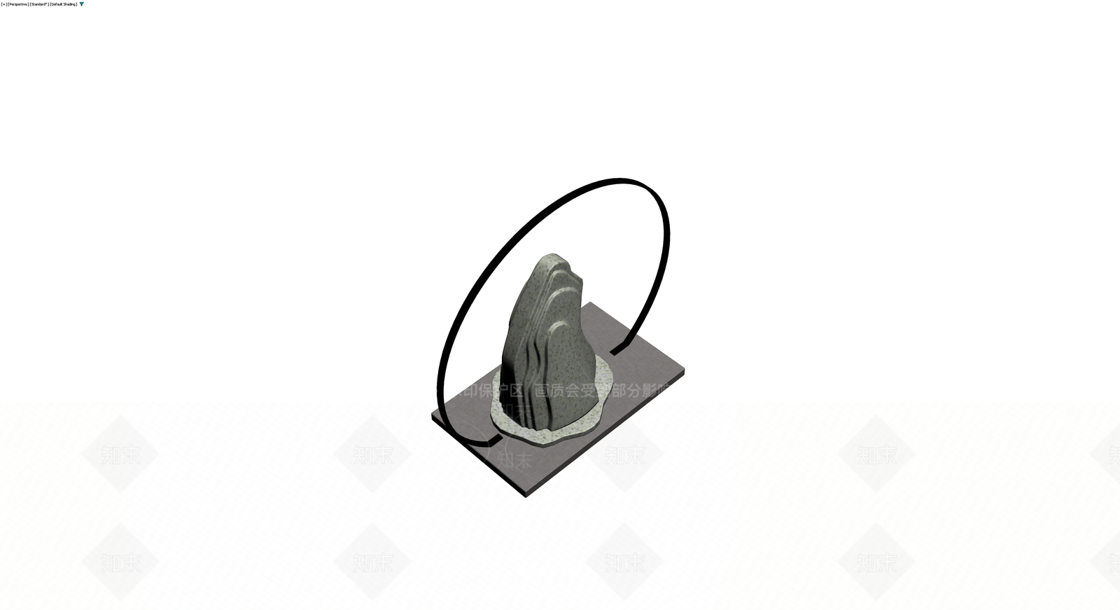 景观石雕塑摆件3D模型下载【ID:1230167370】