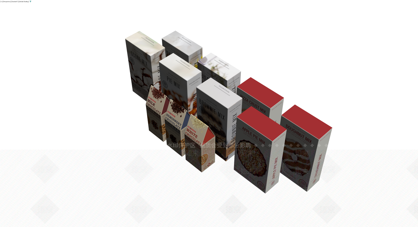 威廉姆斯索诺马烘焙预拌粉组合3D模型下载【ID:1230315576】