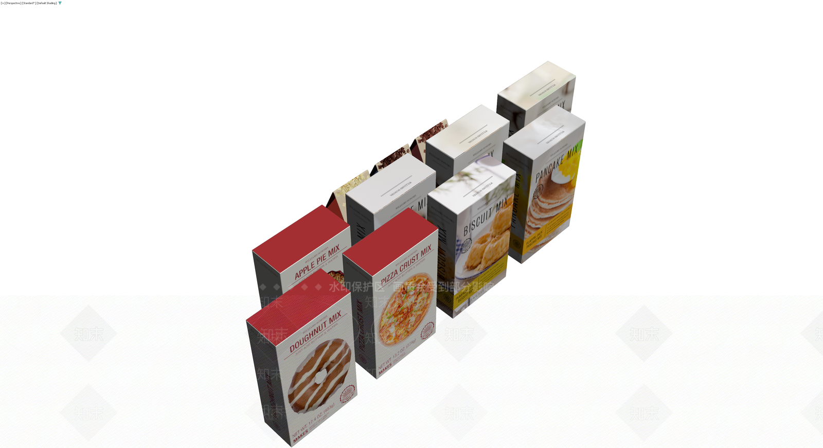 威廉姆斯索诺马烘焙预拌粉组合3D模型下载【ID:1230315576】