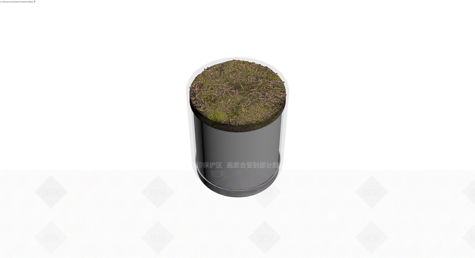 草地圆柱景观模型3D模型下载【ID:1230425245】