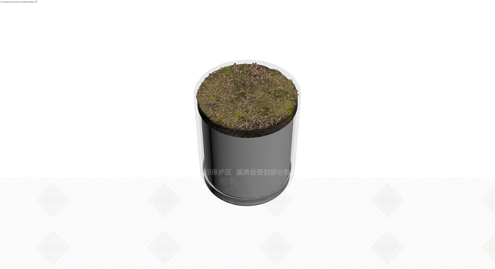 草地圆柱景观模型3D模型下载【ID:1230425245】