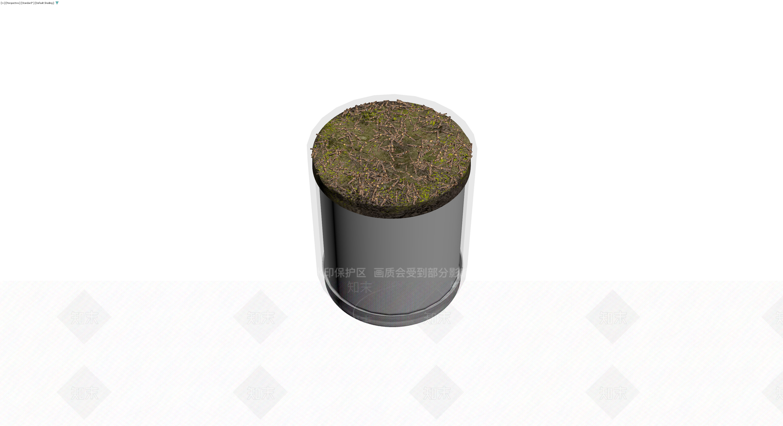 草地圆柱景观模型3D模型下载【ID:1230425245】