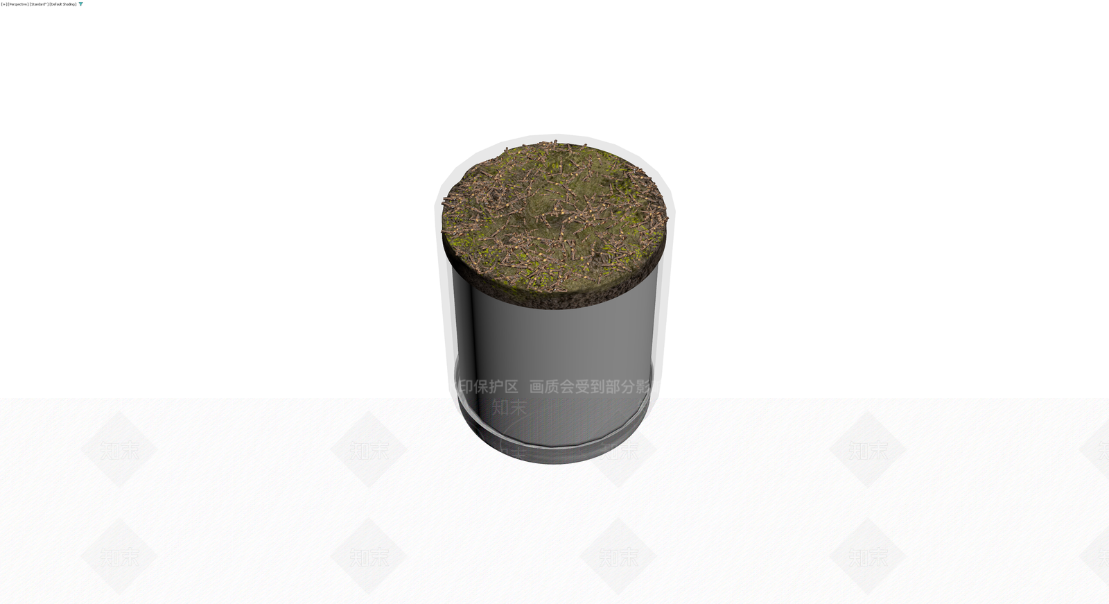 草地圆柱景观模型3D模型下载【ID:1230425245】