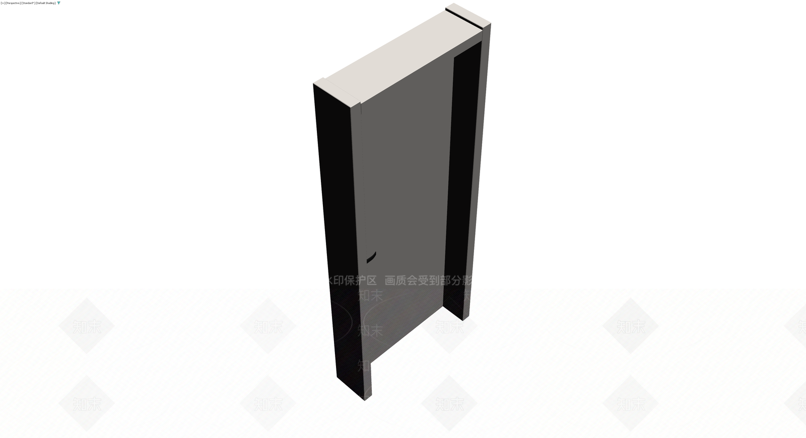 现代风格成品门3D模型下载【ID:1229630484】