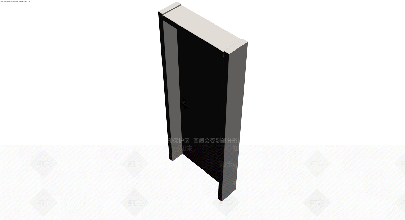 现代风格成品门3D模型下载【ID:1229630484】